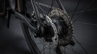 グラベルロードバイクのリアホイールと駆動系