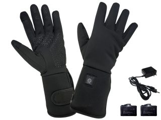 手袋とバッテリー、充電器