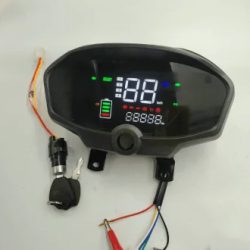 電動バイクや電動スクーター用のデジタルメーター