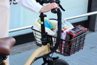 LLワイドフロントバスケットの様子