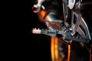 AKRAPOVICロゴ入りフットペグ