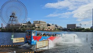 スカイダックの海上航行