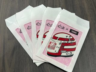 SHOEIロゴとヘルメット御朱印