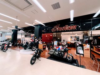 オートプラネット名古屋内 Indian Motorcycleショールーム