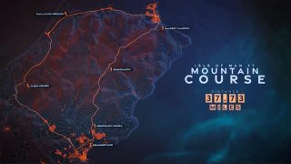 マン島TTマウンテンコースの地図
