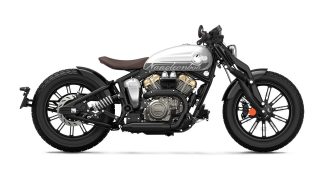 クラシックなデザインのカスタムオートバイ