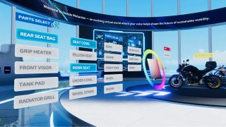 バイクカスタマイズ画面