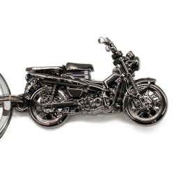 黒い光沢のキーホルダー