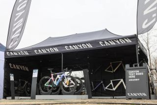 CANYONブースでの試乗会