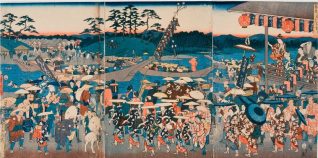 おかげ参り浮世絵