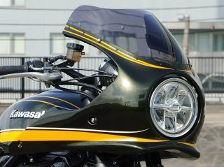 Z900RSのフロント部分