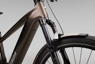 電動アシスト自転車のフロント部分