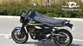 Kawasaki Z900RSにMotoBrellaを装着