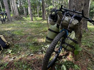 バイクパッキング仕様の自転車