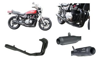 Kawasaki 750 with Naps Sports マフラー