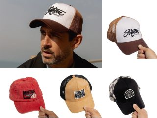 MOTONEブランドのキャップ複数
