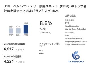 グローバルEVバッテリー断開ユニット (BDU) の市場シェアおよびランキング 2026