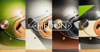 HEDONブランドの多様なヘルメットを紹介する画像