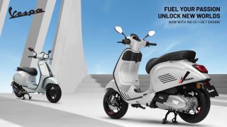 新型180cc i-GETエンジンを搭載したベスパ