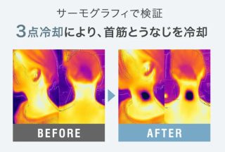 サーモグラフィで検証