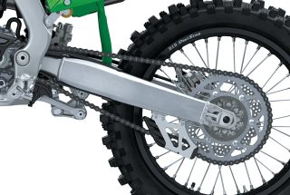 オフロードバイクの後輪駆動部分