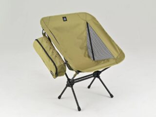 カーキ色の軽量ポータブルアウトドアチェア