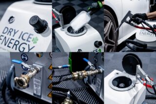 DRY ICE ENERGYのドライアイスブラスト洗浄システムのコラージュ画像