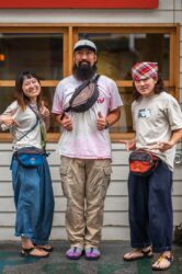 Colorado Packを身につけた3人