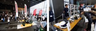 バイク展示の様子