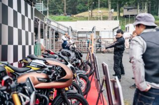 カスタムバイク展示