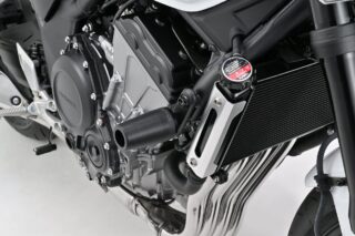バイクのエンジン周りをクローズアップした画像