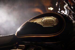 ロイヤルエンフィールドの燃料タンク