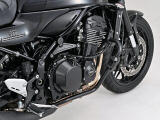 Z900RS/SE/CAFEに装着されたエンジンガード