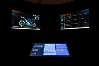 インタラクティブコーナーのデータ分析表示